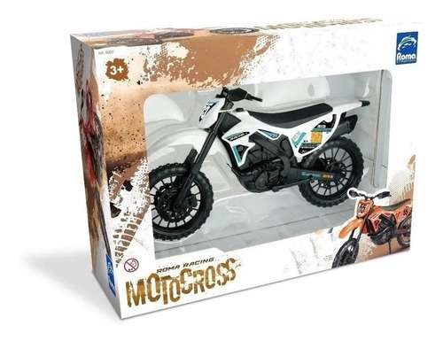 Moto De Motocross Roma Racing 33 Cm E.full