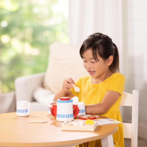 Set De Té De Madera Para Niños Juguetes Melissa Doug Color