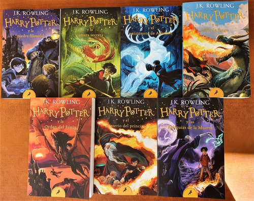Lote X 5 Libros Harry Potter 3 4 5 6 Y 7 - Salamandra 2020