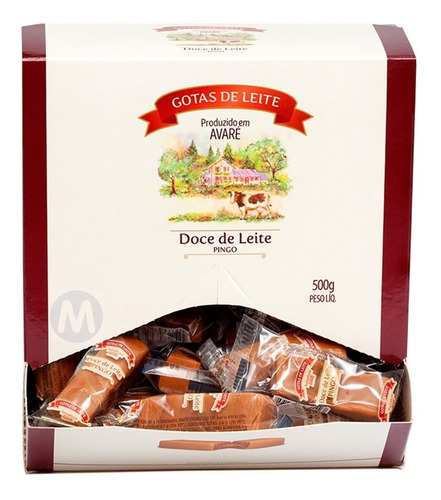 Doce De Leite Bom Docinho Pingo Avaré Gotas Creme Caixa 500g