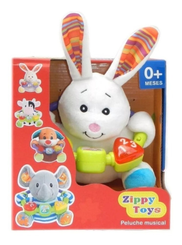 Peluche Interactivo Musical Conejo Zippy Toys