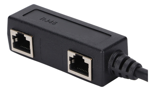Adaptador Divisor Rj45 1 Macho A 2 Puertos Hembra Ethernet