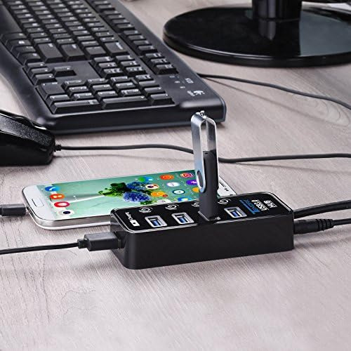 Hub Usb 3.0, Hub Usb Tendak Con 4 Puertos De Datos Usb 3.0 +