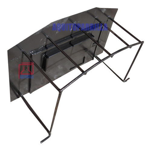 Imagen 2 de 4 de Puerta De Horno Con Planchuelas De Soporte Ladrillos