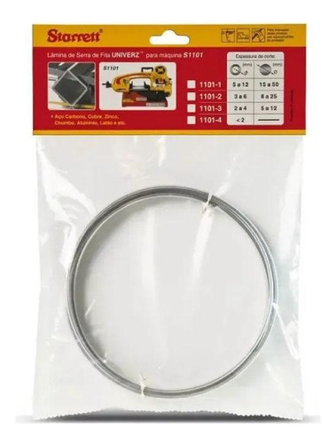 Lâmina Serra Fita Pb 13 X 24 R -1,47 Metros 1101-4 Starrett