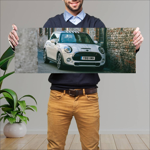 Cuadro 30x80cm Auto 2018 Mini Cooper S Royal Wed 336