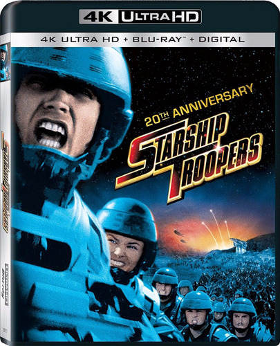 4k Ultra Hd + Blu-ray Starship Troopers / Invasion