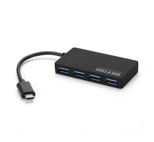 Imagen 1 de 8 de Hub Usb C 3.1 Multiple X4 Usb 3.0 Adaptador Para Las Nuevas Macbook Con Thunderbolt 3