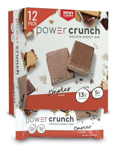 Power Crunch Barras De Obleas De Protena De Suero De Leche, 