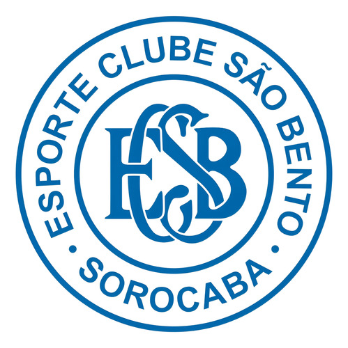 Adesivos Do São Bento De Sorocaba, 20 Unidades, 9cm