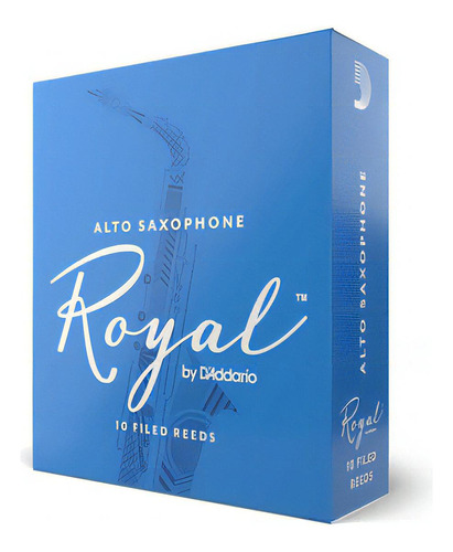 Palheta Rico Royal Sax Alto Nº 3,0 (caixa C/ 10)