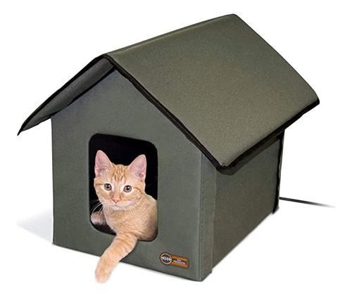 K&h Pet Products - Refugio Para Gatos Con Calefacción Al A.