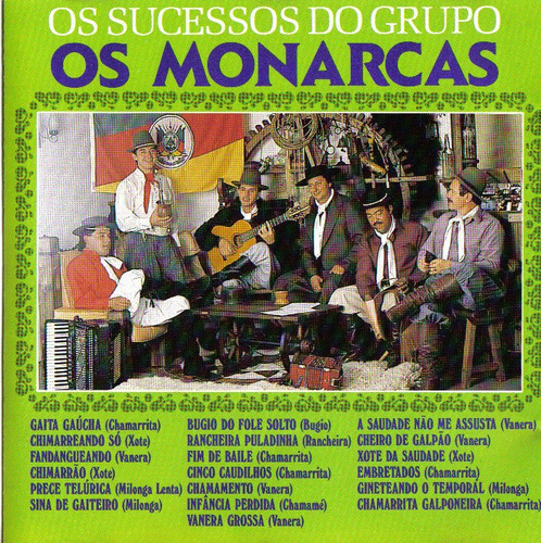 Cd - Os Monarcas - Os Sucessos Do Grupo Os Monarcas*