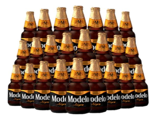 Cerveza Obscura Negra Modelo 24 Botellas De 355ml C/u
