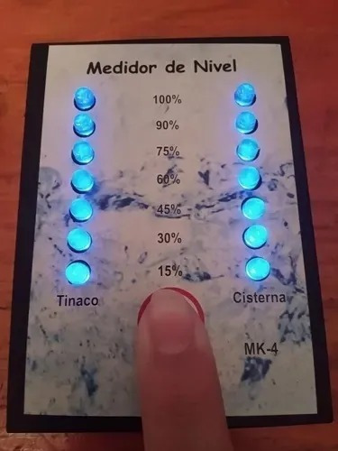 Medidor Nivel Agua Para Tinaco Y Cisterna C/alarma S/cable