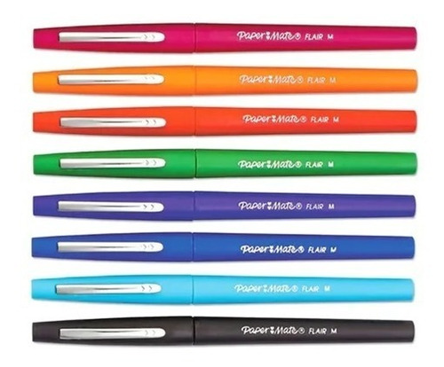 Plumones Paper Mate Flair Surtido X8