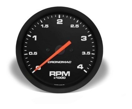 Relógio Contágiros 85mm Diesel 4000 Rpm - Street Preto