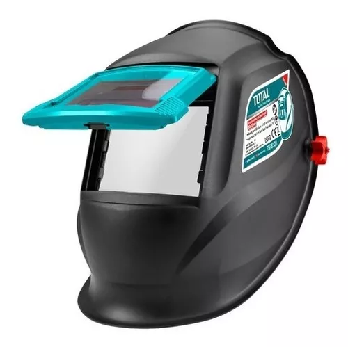 Careta De Soldar Automática Profesional 2 Color Negro Con Azul