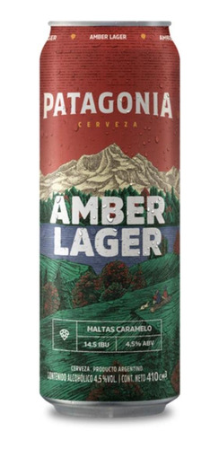 Cerveza Patagonia Amber Lager Lata 410 Ml - Fullescabio