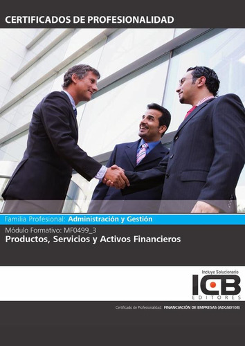 Mf0499_3: Productos, Servicios Y Activos Financieros