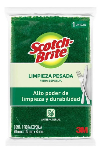 Fibra Esponja Scotch Brite Grande 80x120mm