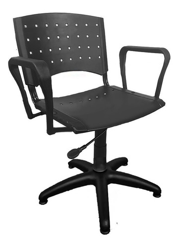 Sillon Silla Corte Peluqueria Pvc Regulable A Gas