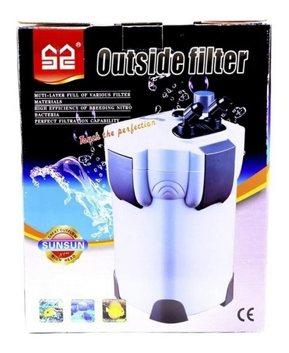 Imagem 6 de 7 de Filtro Canister Sunsun Hw-403b Uv 9w 1400l/h Para Aquarios