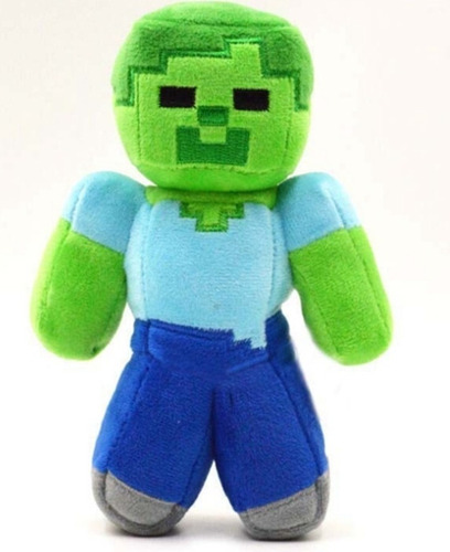 Pelúcia Steve Jogo Game Geek Minecraft - ( Aldeão Zumbi ) -