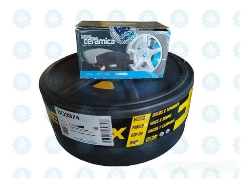 Kit Pastilha Cerâmica + Discos Freio S10 Trailblazer 2017/ Kit Pastilha Cerâmica + Discos Freio S10 Trailblazer 2017/