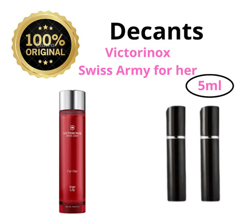  Muestra De Perfume O Decant Swiss Army Dama Original 