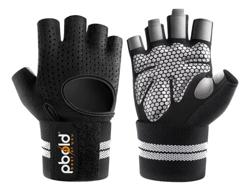 Guantes Pbold Para Gimnasio Fitness Pesas Con Muñequeras