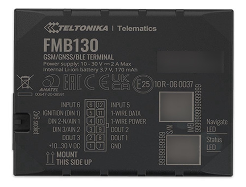 Gps Vehicular Teltonika Fmb 130 Bluetooth Anti-jamming