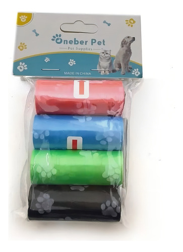 Saco Cata Caca Pet Cachorro Gatos 45un