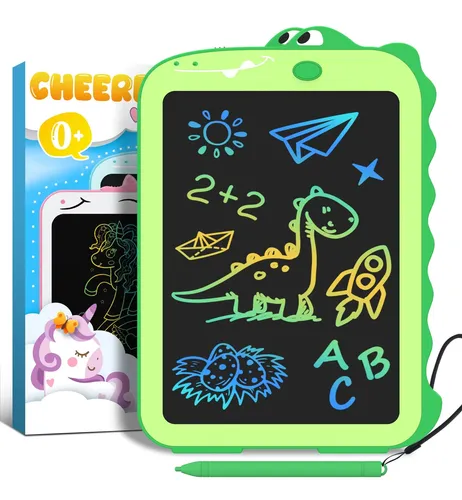 Pizarra Mágica LCD Infantil 12 Pulgadas – Tableta De Escritura Con Dinosaurio, Juguete Educativo Para Niños De 3 A 8 Años