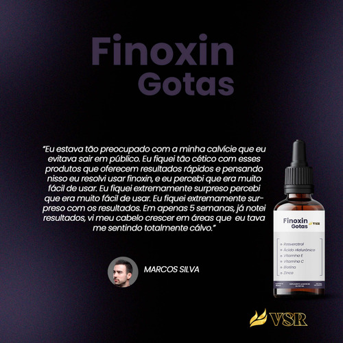 Finoxin Gotas 3 Potes - Frete Grátis Suplemento Em Gotas