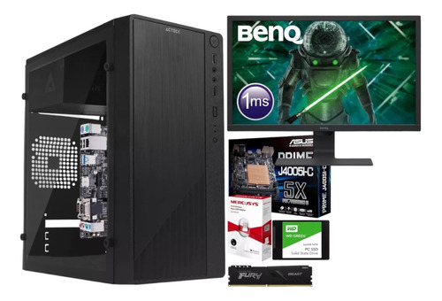 Kit Pc De Escritorio Intel Cpu Ram 8gb Ddr4 Ssd + Monitor