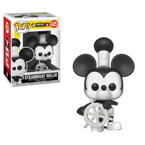 Funko Pop De Disney: Mickey 90 Steamboat Willie