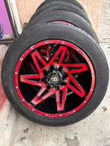 Comprar Rines 20 Off Road Llantas Nuevas Negro\u002Frojo
