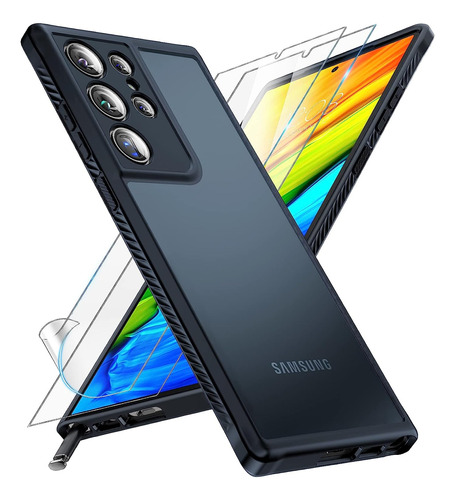 Funda Tocol 3 En 1 Para Samsung Galaxy S23 Ultra, [actual...