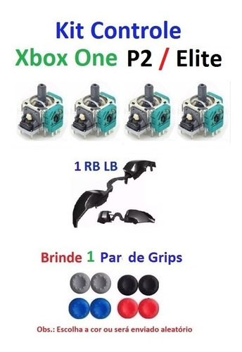 Kit Peças Reparo Controle Xbox One P2 / Elite Frete R$ 16,80