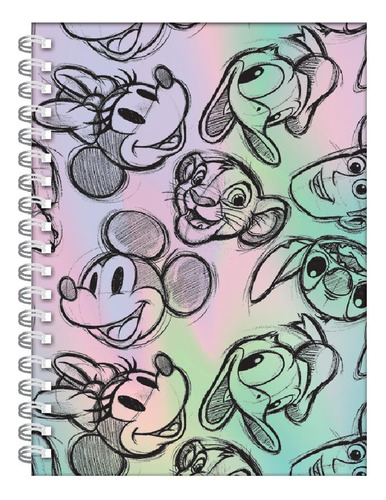 Cuaderno Mooving 16x21 T.dura Disney 100 Años Hojas Rayada