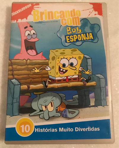 Dvd Brincando Com Bob Esponja