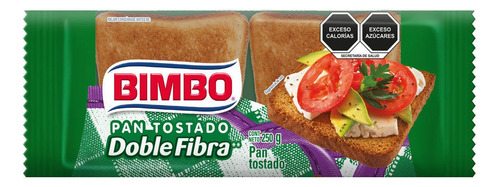 Pan Tostado Bimbo Doble Fibra 250g