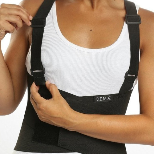 Imagen 5 de 10 de Faja Lumbar Fuerza De Trabajo Protección Espalda Dema F035-l