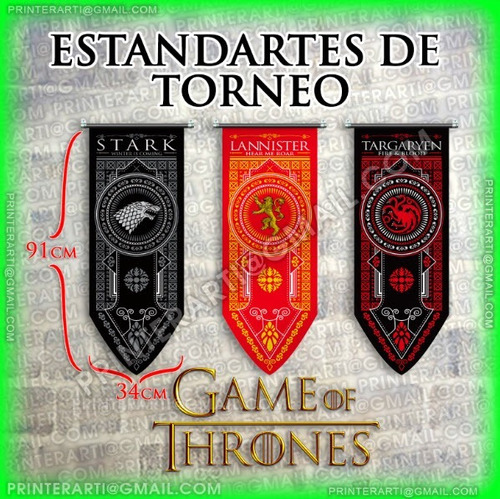 Game Of Thrones Juego De Tronos Got Bandera Estandarte