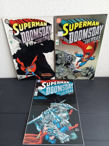 3 Comics Superman Doomsday Las Guerras