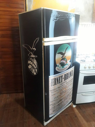 Vinilos Fernet Branca Calidad Premium Para Heladera Completa