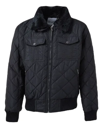 Chaqueta Hombre Acolchada impermeable cuello Ovejero Tellenzi Aros Azu