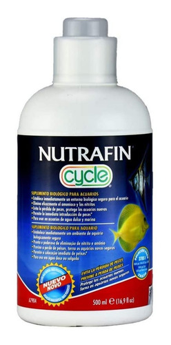 Acondicionador Bacteria Nutrafin Cycle 500 Ml Acuarios Peces