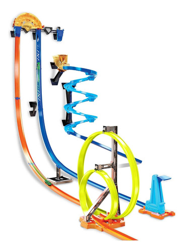 Hot Wheels Track Builder Conjunto De Pistas De Lanzamiento V